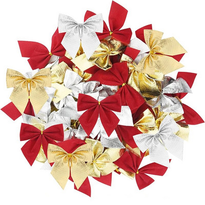 48/24/32/12 kom. Mašna za božićno drvce 2 inča Mašna mašna za zamatanje poklona Božićni vijenac Ukras za božićno drvce