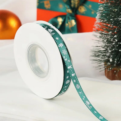 Božićna serija vrpca 25 jardi/rola 10 mm 25 mm otisnute vrpce za DIY božićno drvce Poklon kutija Dekoracija Buket torte Dekoracija poklon pakiranja
