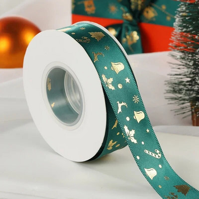 Božićna serija vrpca 25 jardi/rola 10 mm 25 mm otisnute vrpce za DIY božićno drvce Poklon kutija Dekoracija Buket torte Dekoracija poklon pakiranja