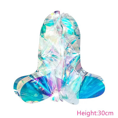 Neonski film 3D umjetne snježne pahulje Girlande Božićni ukrasi za dom Zima Frozen Party Snježni dekor Navidad Ornament Kerst