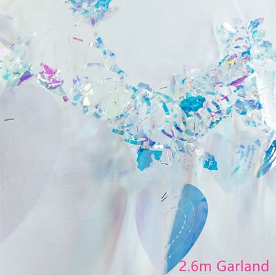 Neonski film 3D umjetne snježne pahulje Girlande Božićni ukrasi za dom Zima Frozen Party Snježni dekor Navidad Ornament Kerst