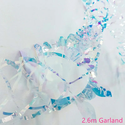 Neonski film 3D umjetne snježne pahulje Girlande Božićni ukrasi za dom Zima Frozen Party Snježni dekor Navidad Ornament Kerst