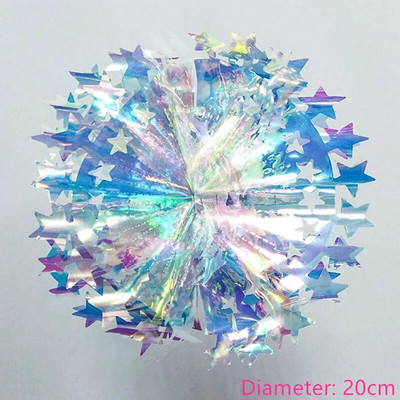 Neonski film 3D umjetne snježne pahulje Girlande Božićni ukrasi za dom Zima Frozen Party Snježni dekor Navidad Ornament Kerst