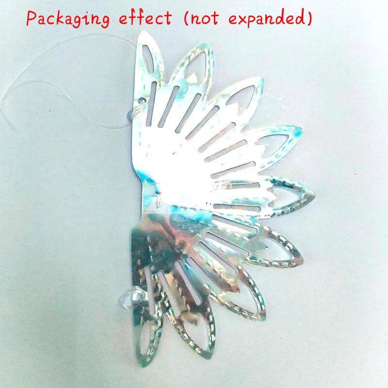 Neonski film 3D umjetne snježne pahulje Girlande Božićni ukrasi za dom Zima Frozen Party Snježni dekor Navidad Ornament Kerst