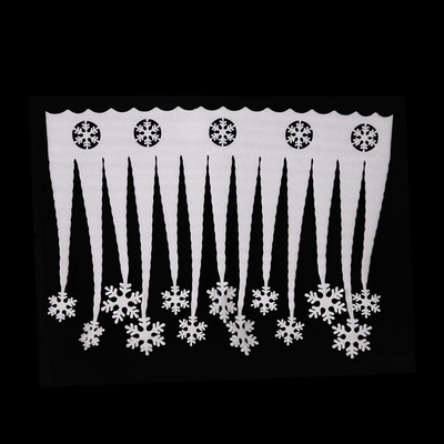 2 tk/partii jõuluvahust lumehelves külmutatud kaunistus jääriba lumehelbe jõulukaunistus kodu talviseks peokaunistuseks