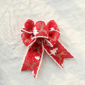 2 m/tekercs karácsonyi szalagok szövet jávorszarvas karácsonyfa nyomat vezetékes éllel DIY karácsonyi ajándékcsomagoló szalag koszorú masni díszítéssel