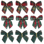 10/20 komada Božićne mašne Božićno drvce Viseći ukrasi Ukrasi za dom Diy vijenac Mašna Noel Navidad 2024. Novogodišnji poklon omot