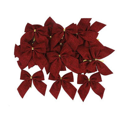 10/20 komada Božićne mašne Božićno drvce Viseći ukrasi Ukrasi za dom Diy vijenac Mašna Noel Navidad 2024. Novogodišnji poklon omot