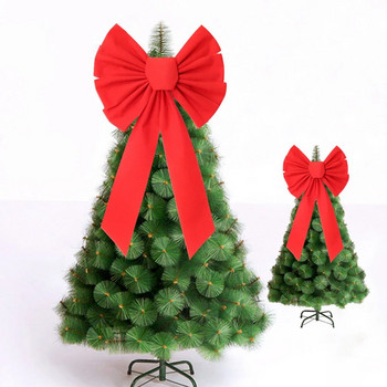 2τμχ Χριστουγεννιάτικος Διακοσμητικός Φιόγκος Διακόσμηση Χριστουγεννιάτικου Δέντρου 2024 Διακοσμήσεις Παραμονής Πρωτοχρονιάς Χειροποίητοι φιόγκοι δώρου