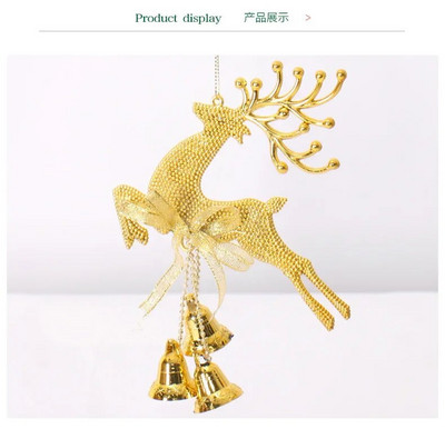 Božićna zvona Božićno drvce Zvončići Viseći privjesak Viseći ukrasi Sretan božićni ukras za dom Novogodišnji dar