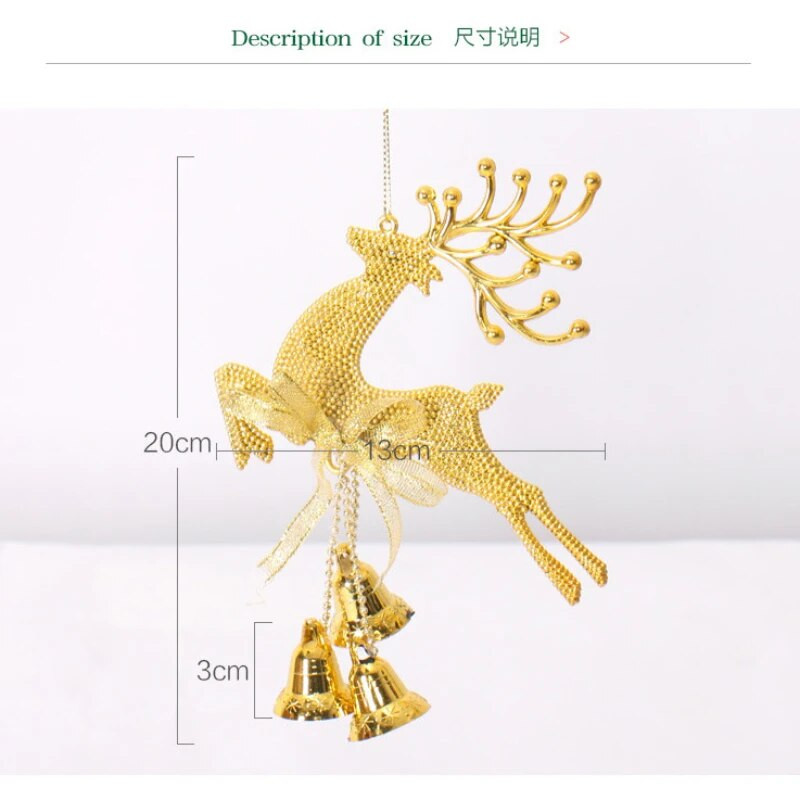 Božićna zvona Božićno drvce Zvončići Viseći privjesak Viseći ukrasi Sretan božićni ukras za dom Novogodišnji dar