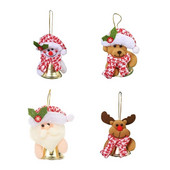 Ziemassvētku sniegavīrs, Ziemassvētku vecīša šarms, piekaramie zvani, piekariņi, ģimenes automašīnu koka rotājumi