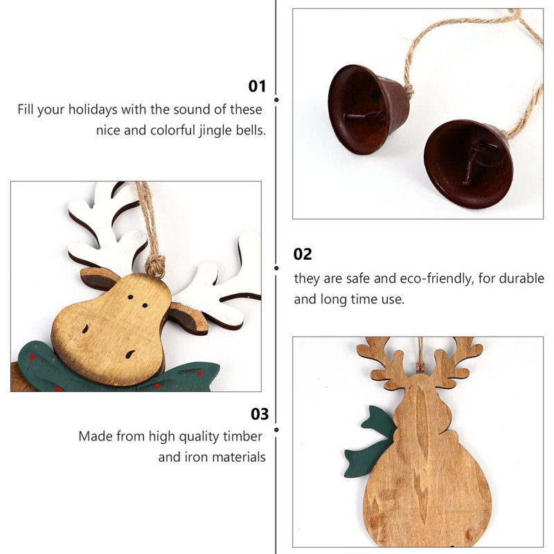 Božićni ukrasi Ukrasna zvona Privjesak Vanjski ukrasi Drveni ukras Krajolik