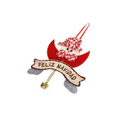 Ziemassvētku rotājumi Ziemassvētku eglītes kulons Santa Sniegavīrs Alnis Eleganti Ziemassvētku eglīšu rotājumi