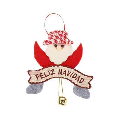 Ziemassvētku rotājumi Ziemassvētku eglītes kulons Santa Sniegavīrs Alnis Eleganti Ziemassvētku eglīšu rotājumi