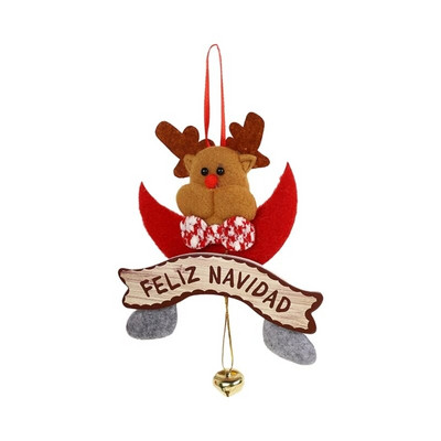 Ziemassvētku rotājumi Ziemassvētku eglītes kulons Santa Sniegavīrs Alnis Eleganti Ziemassvētku eglīšu rotājumi