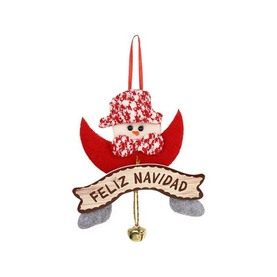 Ziemassvētku rotājumi Ziemassvētku eglītes kulons Santa Sniegavīrs Alnis Eleganti Ziemassvētku eglīšu rotājumi