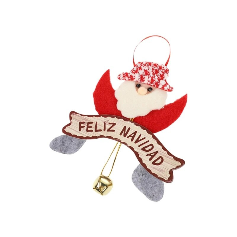 Ziemassvētku rotājumi Ziemassvētku eglītes kulons Santa Sniegavīrs Alnis Eleganti Ziemassvētku eglīšu rotājumi