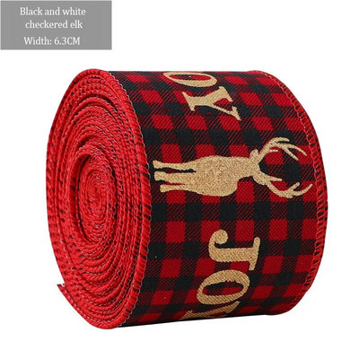 2 M Ziemassvētku loki, sniegpārsliņu siksnas, Ziemassvētku vakara rotājumi, apdrukāti rupjš audekls ar diegu vītnes dāvanu loku ballītei DIY amatniecībai