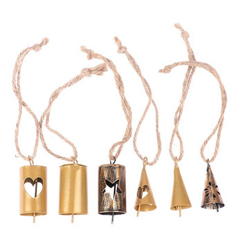 Ρουστίκ Vintage Bell Clear Sound Bells Anti Lost Grazing Bells Mini Bell Crafts για Χριστουγεννιάτικη διακόσμηση πάρτι στον κήπο της φάρμας ζώων