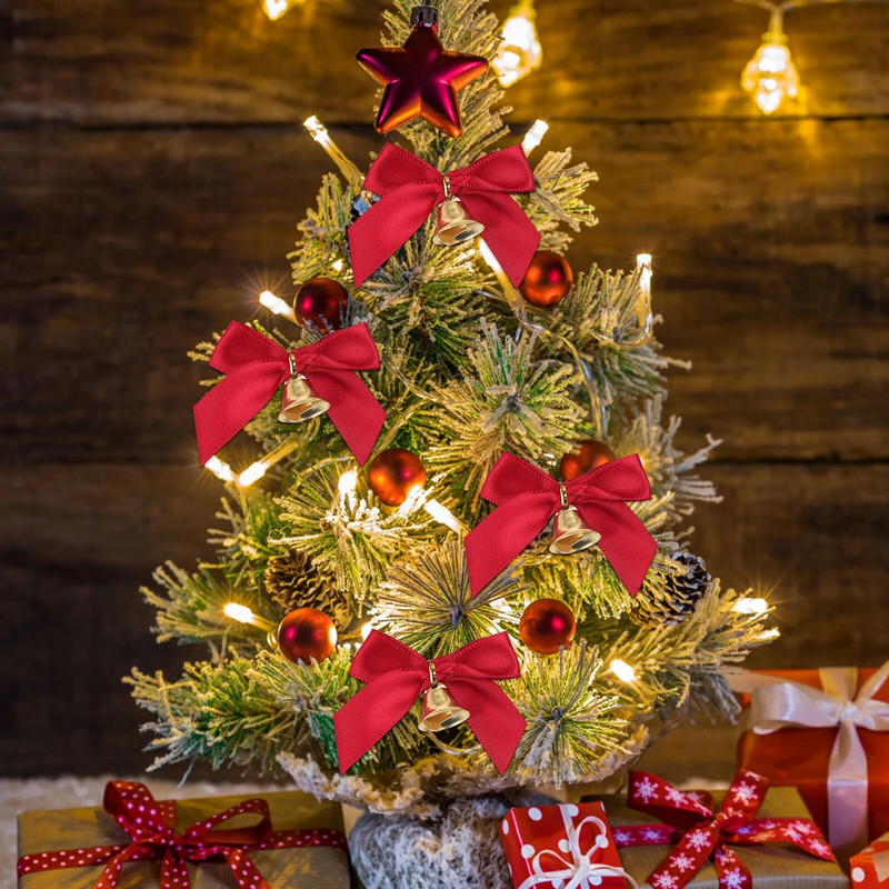 Ziemassvētku zelta zvans sarkans bantiņš Ziemassvētku rotājums bantiņš Ziemassvētku sarkanais bants Ziemassvētku eglītes ornaments новый год Navidad 2023 Natal