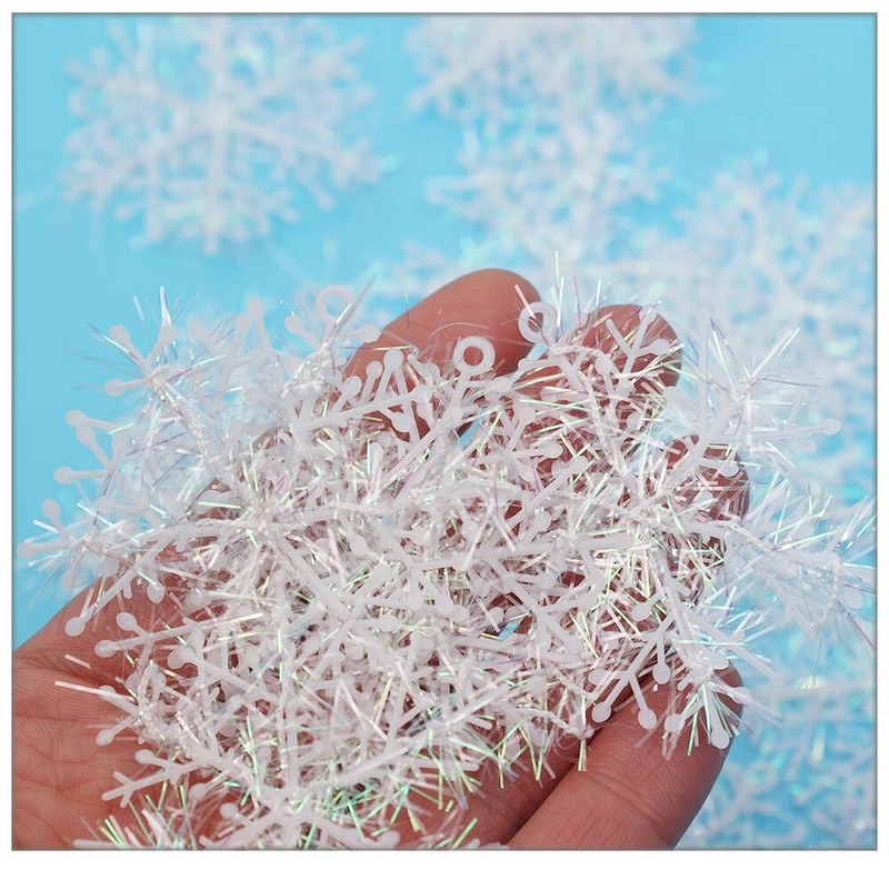 Novogodišnji vijenci Dekoracija doma Velike božićne pahulje Ukrasi Božićno drvce Viseće svjetlucave Snježne pahulje Dekoracija Uradi sam