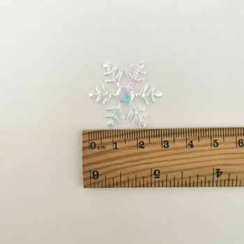 (200 τεμ./συσκευασία) Χριστουγεννιάτικες ψεύτικες νιφάδες χιονιού 30 χιλιοστά Κομφετί τεχνητό χιόνι Χριστουγεννιάτικο δέντρο για διακόσμηση γάμου στο σπίτι