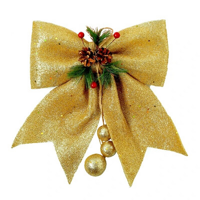 Božićne mašne s češerima za vijence Dekoracija Božićnog drvca Ukrasi za unutarnje vanjske prostore za rukotvorine Dropship