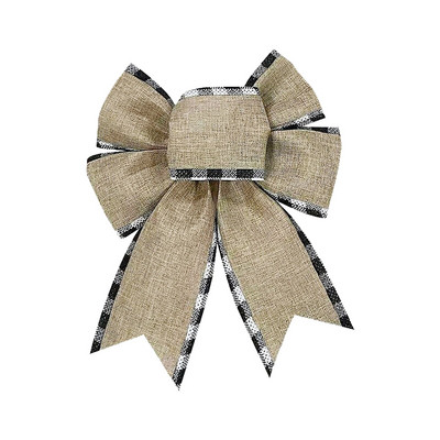 Karácsonyfa masnicsomó otthoni karácsonyfa tartós ajándék kreatív autós kockás csomó karácsonyi íj 2023 újévi díszek