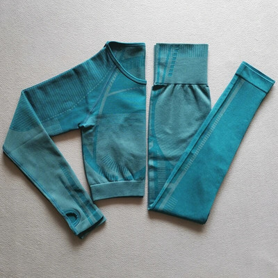 Ženska sportska odjeća Fitnes odijelo Bešavni komplet za jogu Vježbanje Ženska odjeća Sportska odjeća za žene Odjeća za teretanu Komplet sportskih kratkih hlača