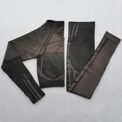 Ženska sportska odjeća Fitnes odijelo Bešavni komplet za jogu Vježbanje Ženska odjeća Sportska odjeća za žene Odjeća za teretanu Komplet sportskih kratkih hlača