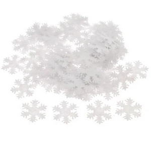 200 komada poliesterskih filca podstavljenih aplikacija pahuljica za DIY Craft Party božićne ukrasne materijale za albume