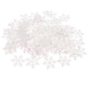 200 komada poliesterskih filca podstavljenih aplikacija pahuljica za DIY Craft Party božićne ukrasne materijale za albume