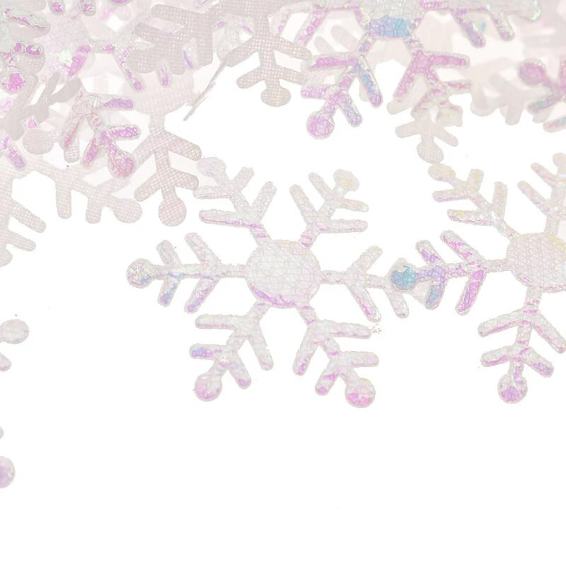 200 komada poliesterskih filca podstavljenih aplikacija pahuljica za DIY Craft Party božićne ukrasne materijale za albume