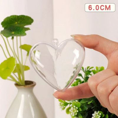 1 kom prozirnih kuglica, plastičnih božićnih ukrasa, prozirna kuglica, ukrasni poklon