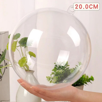 1 kom prozirnih kuglica, plastičnih božićnih ukrasa, prozirna kuglica, ukrasni poklon