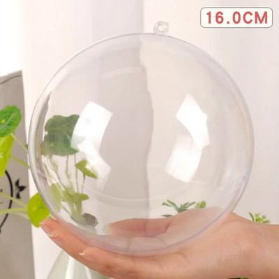 1 kom prozirnih kuglica, plastičnih božićnih ukrasa, prozirna kuglica, ukrasni poklon