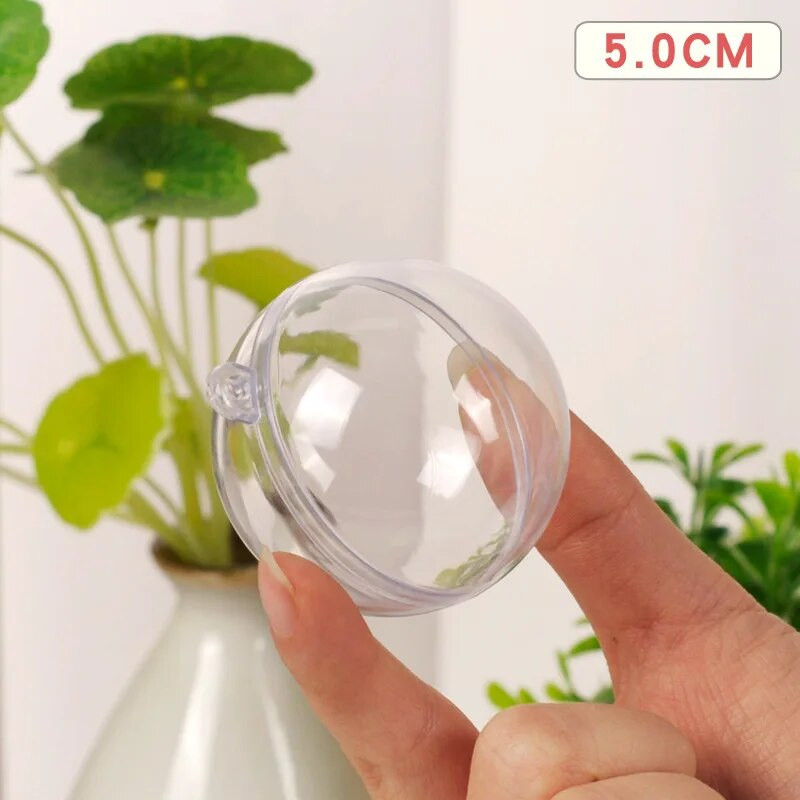 1 kom prozirnih kuglica, plastičnih božićnih ukrasa, prozirna kuglica, ukrasni poklon