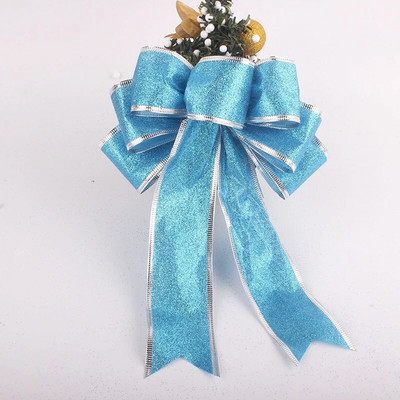 5ausis 7ausis Ziemassvētku bantīte Ziemassvētku rotājums Liels Ziemassvētku bantītis Ziemassvētku eglītes rotājumi bērniem dāvanu kastītes iepakojums Bowknot