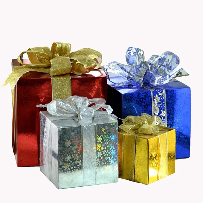 5ausis 7ausis Ziemassvētku bantīte Ziemassvētku rotājums Liels Ziemassvētku bantītis Ziemassvētku eglītes rotājumi bērniem dāvanu kastītes iepakojums Bowknot