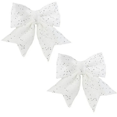 2Pc velike mašne Ukrasi s mašnama za božićno drvce Poklon Božićni blagdani Unutarnji vanjski ukrasi Party Božićni ukrasi