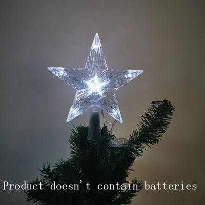 Ukrasi za božićno drvce Vrhunske zvijezde LED svjetlo Lampa Božićni ukrasi za dom Božićna drvca Nova godina 2022. Navidad Natal Noel