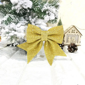 Големи лъкове Коледно дърво Орнаменти с бантик Подарък Подарък Парти Коледна украса На закрито На открито Коледни празнични декорации