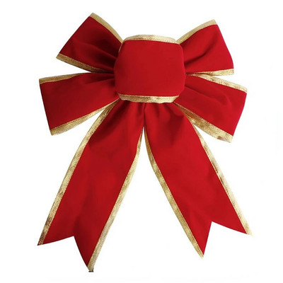 Big Bowknot Ziemassvētku rotājumi Ziemassvētku eglīšu rotāšanas festivāla ballīte Mājas Sniegpārsliņa Režģis Loka dāvana Priecīgus Ziemassvētkus 2021