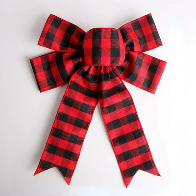 Big Bowknot Ziemassvētku rotājumi Ziemassvētku eglīšu rotāšanas festivāla ballīte Mājas Sniegpārsliņa Režģis Loka dāvana Priecīgus Ziemassvētkus 2021