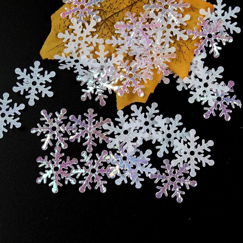 Božićni ukrasi u obliku pahuljica Winter Wonderland Party Decorations Dekoracije božićnog drvca od lažnog snijega De Navidad Para Casa 2024