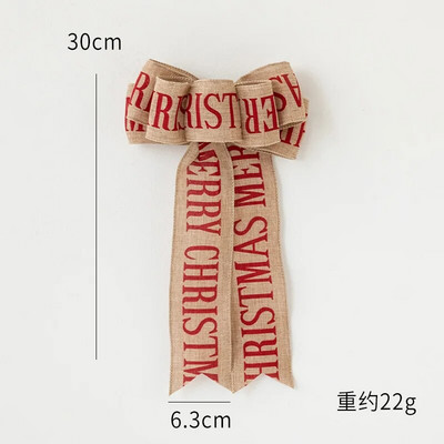 Novi božićni ukrasi Mašne Božićno drvce Privjesak Ukras Božićna/vjenčana/rođendanska poklon kutija Mašne Vrpca za pakiranje Blagdanski ukras