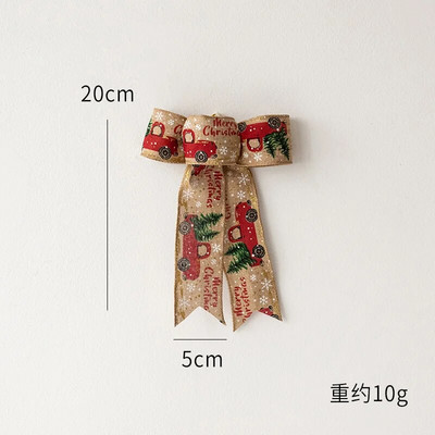 Novi božićni ukrasi Mašne Božićno drvce Privjesak Ukras Božićna/vjenčana/rođendanska poklon kutija Mašne Vrpca za pakiranje Blagdanski ukras