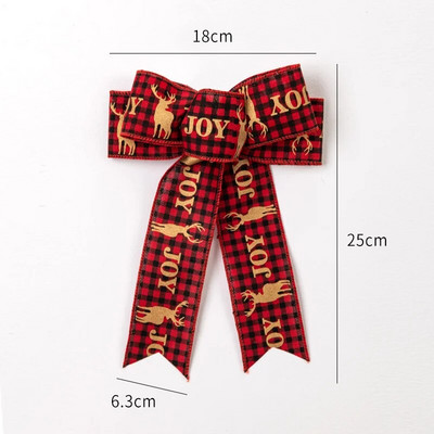 Novi božićni ukrasi Mašne Božićno drvce Privjesak Ukras Božićna/vjenčana/rođendanska poklon kutija Mašne Vrpca za pakiranje Blagdanski ukras