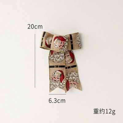 Novi božićni ukrasi Mašne Božićno drvce Privjesak Ukras Božićna/vjenčana/rođendanska poklon kutija Mašne Vrpca za pakiranje Blagdanski ukras